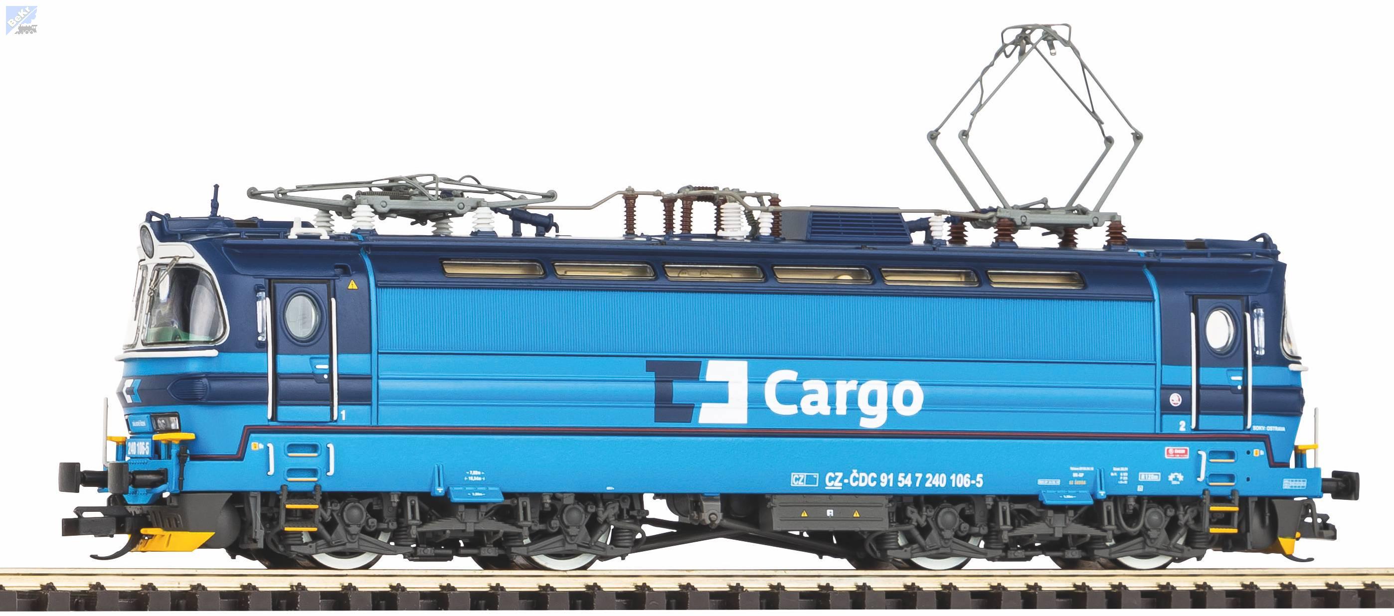 Piko 47543 Elektrická lokomotiva 240 106-5 ČD Cargo Laminátka se zvukem !!! AKCE !!!