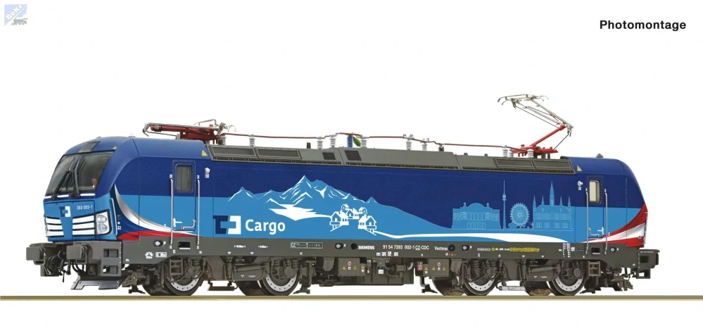 Roco 7500113 Elektrická lokomotiva 393 002-1 Vectron ČD Cargo