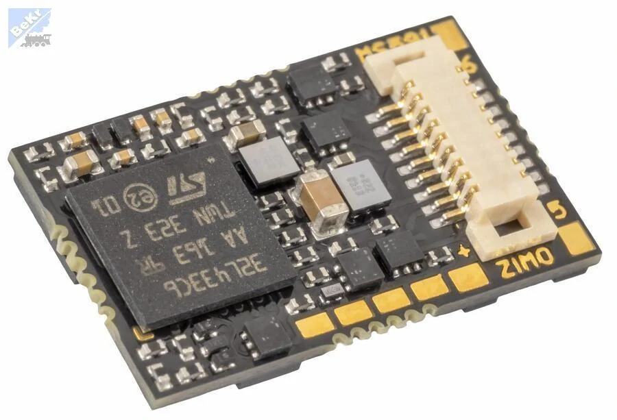 Zimo Elektronik MS591N18 Zvukový lokomotivní miniaturní dekodér Next18 přímý, 16bit, NEM662