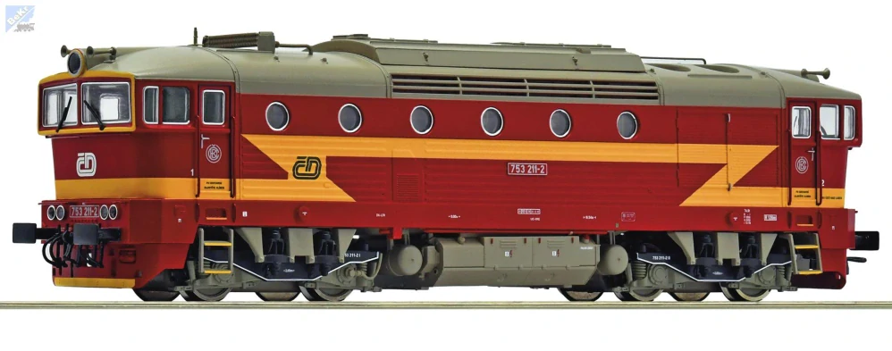 Roco 7300088 Dieselová lokomotiva 753 211-2 ČD Brejlovec