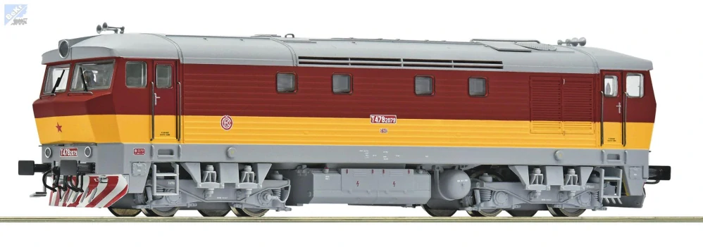 Roco 7310090 Dieselová lokomotiva T 478 2079 ČSD Zamračená se zvukem