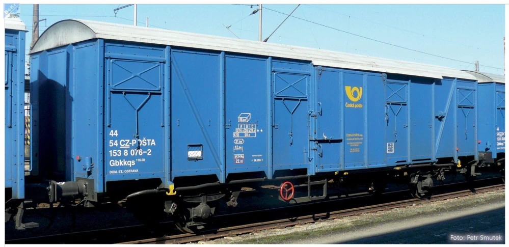 Tillig 70095 Uzavřený 2-osý vůz Gbkkqs 116.0 Česká pošta CZ - POŠTA
