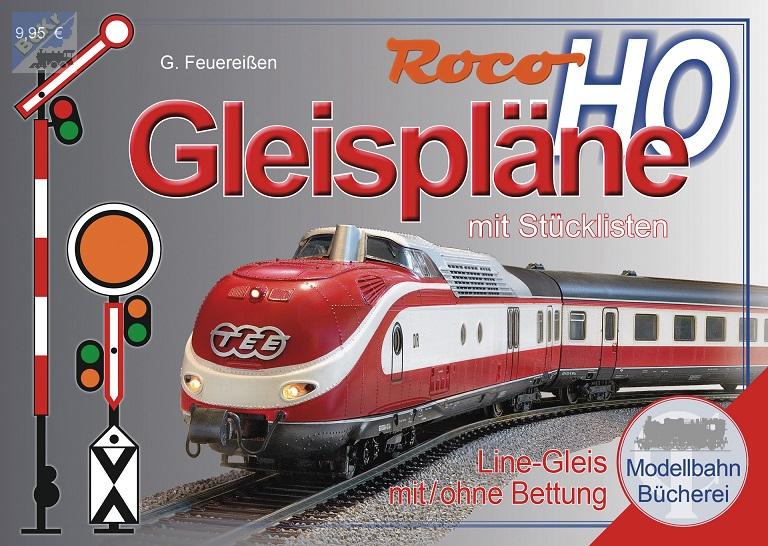 Roco 81394 Devatenáct různých plánků kolejišť Roco HO, v Německém jazyce