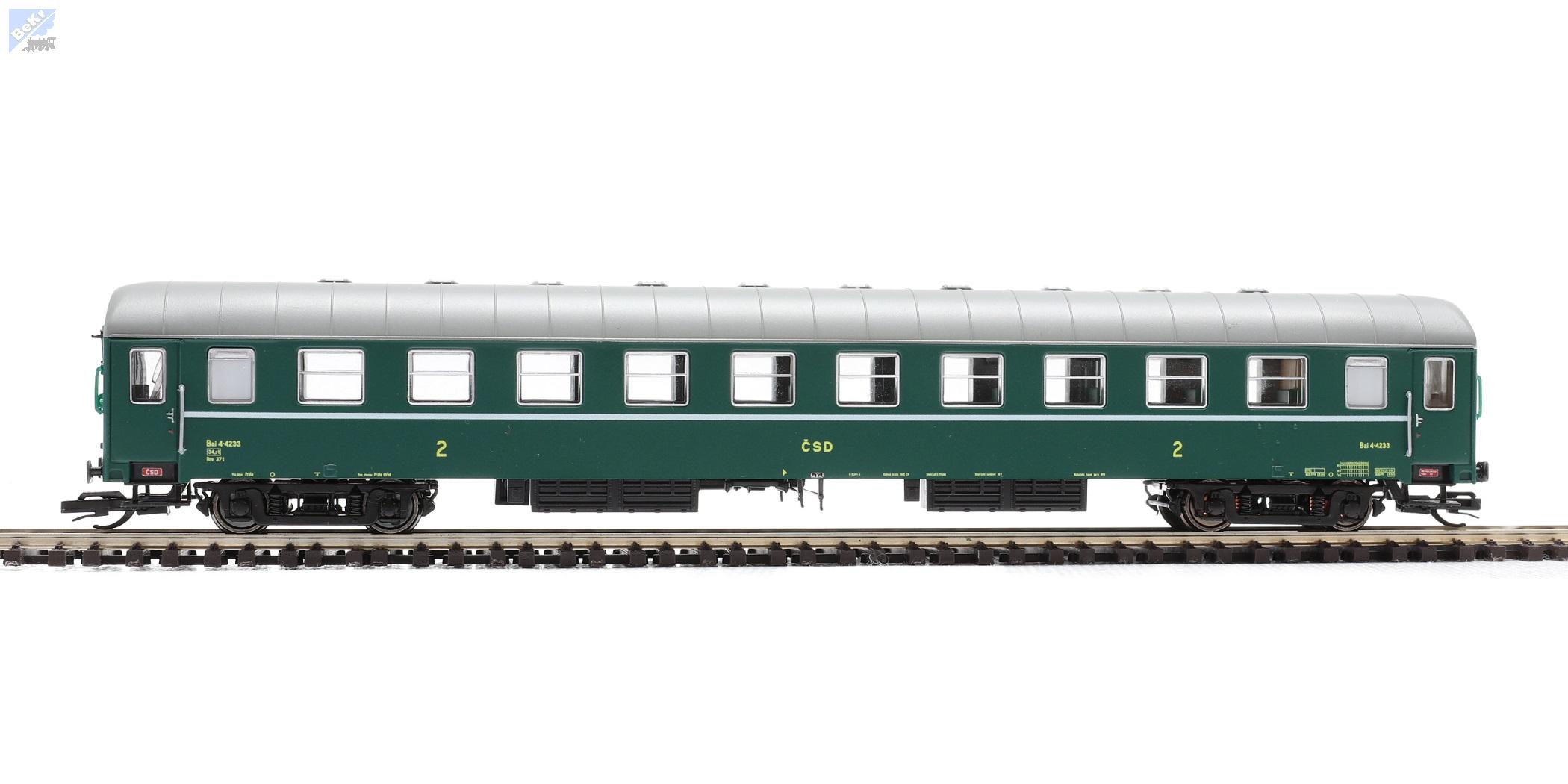 Igra model 97200004 Osobní 4-osý vůz 2. tř. Bai Depo-Praha ČSD