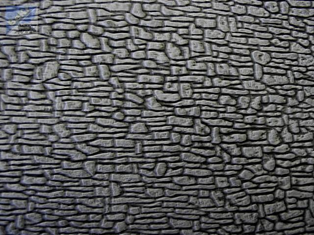Malá železnice 0060703 Zdivo kámen lomový 190 x 180 mm - barvený plast - šedý