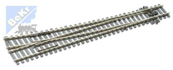 Peco SL-E88 Rovná výhybka pravá 12°, R 1524 mm, délka 258 mm