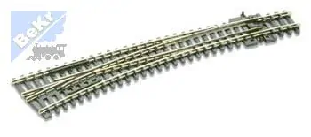 Peco SL-E387 Oblouková výhybka levá,R 914/457 mm,10°,délka 157 mm