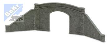 Peco NB-33 Tunelový portál 1 kolejný s opěrnými zdmi, 2 portály/bal.
