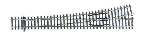Tillig 83342 EW 3 Výhybka rovná levá 12°, R 984 mm, délka 207 mm