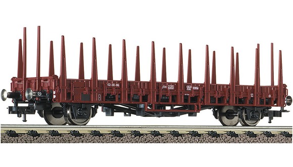 Fleischmann 572502 Plošinový 2-osý vůz s klanicemi Rmrs DR