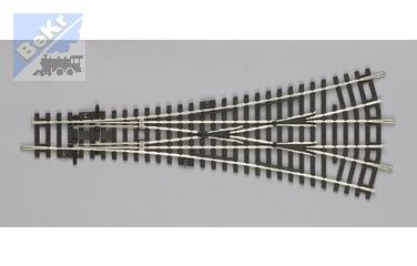 Piko 55225 A-Gleis třícestná výhybka na dřevěných pražcích 2 x 15°, délka 239mm