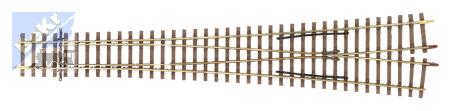 Tillig 85451 BW 3 stavebnice flexibilní výhybky na dřevěných pražcích 9°, R 1350, délka 284 mm, Elite