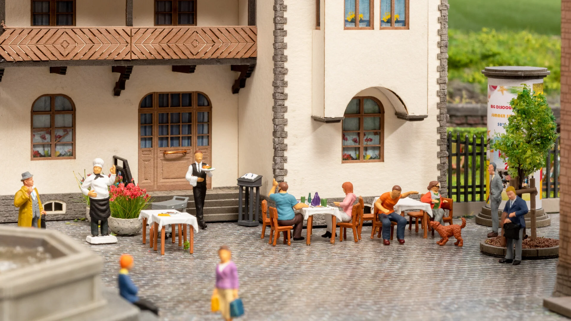 Noch 16246 Tématický svět figurek "Restaurace"