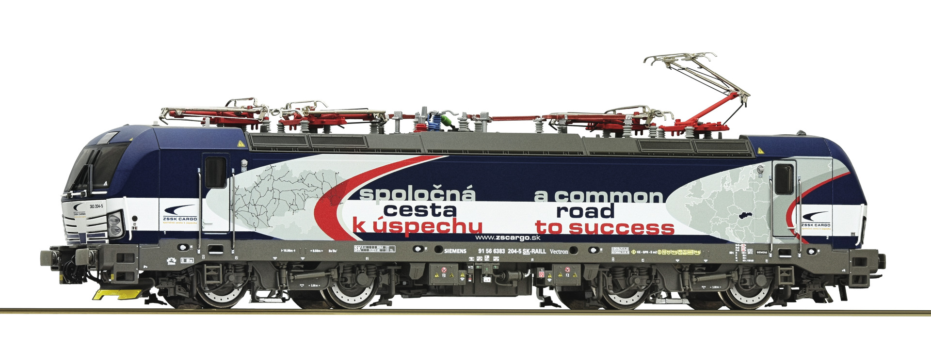 Roco 70688 Elektrická lokomotiva 383 204-5 Vectron ZSSK Cargo se zvukem