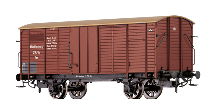 Brawa 49884 Uzavřený 2-osý vůz Gm K.W.St.E.