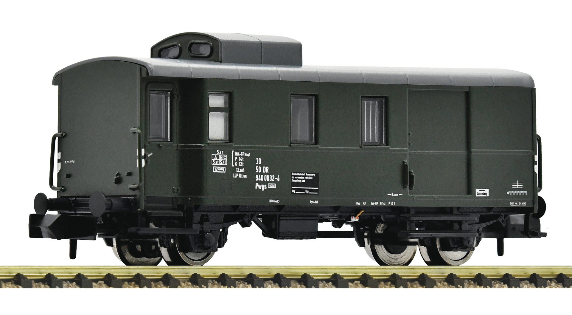 Fleischmann 830151 Služební, zavazadlový 2-osý vůz Pwgs 41 DR