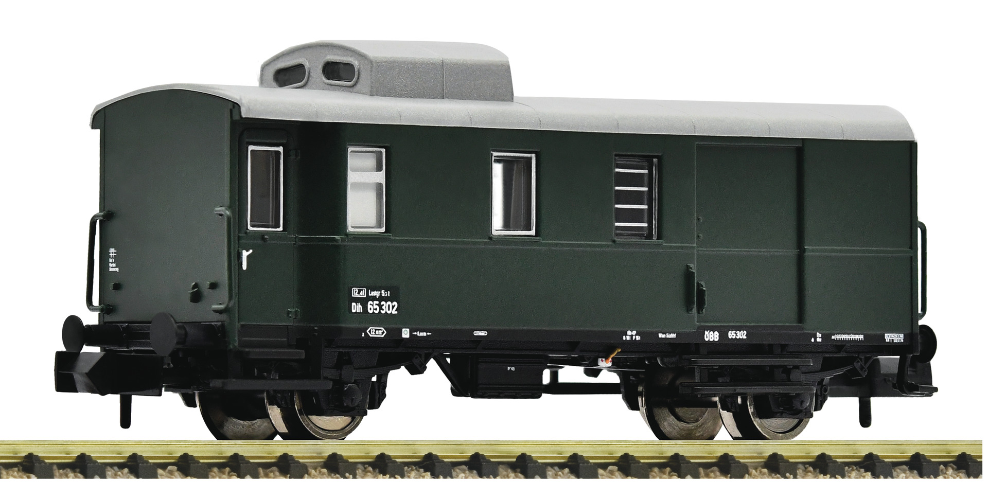 Fleischmann 830157 Služební, zavazadlový 2-osý vůz Dih ÖBB