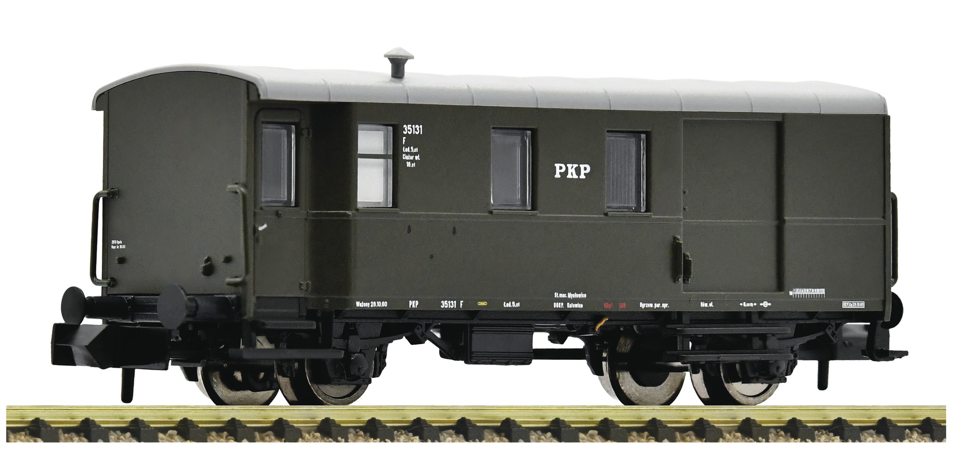 Fleischmann 830152 Služební, zavazadlový 2-osý vůz F PKP