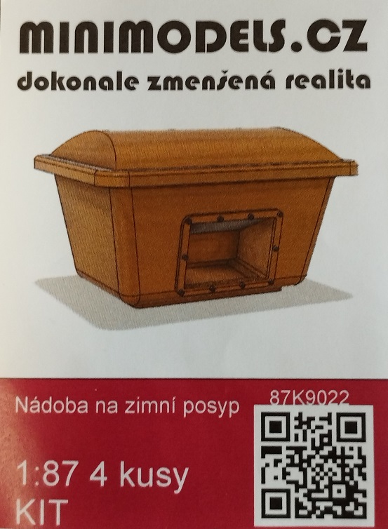 Minimodels 87K9022 Nádoba na zimní posyp, 4ks/bal.
