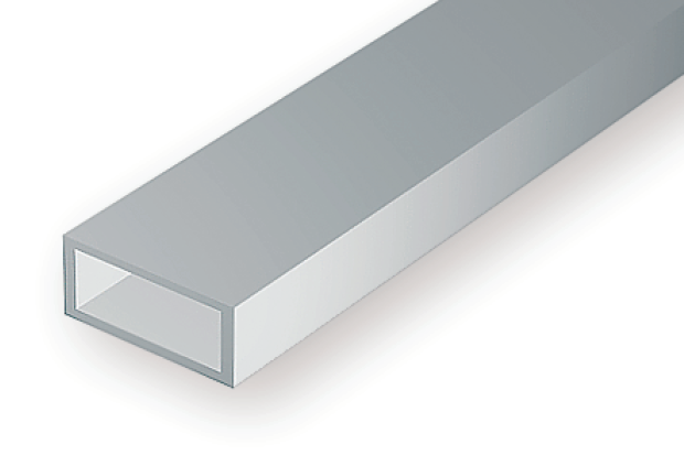 Evergreen 257 Uzavřený profil dutý obdélníkového průřezu 3.2 x 6.3mm, délka 350mm/3ks, polystyren-PS
