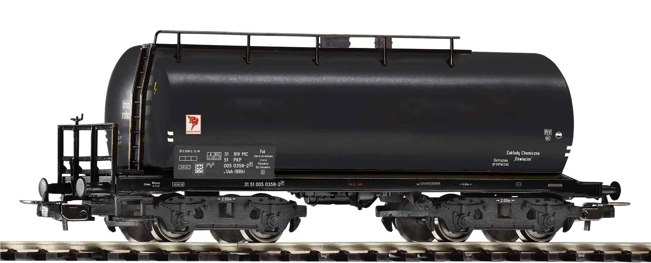 Piko 24515 Kotlový 4-osý vůz Uah (RRh) s brzdařskou plošinou PKP