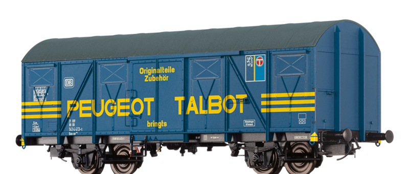 Brawa 67822 Uzavřený 2-osý vůz Gbs253 „PEUGEOT TALBOT“ DB