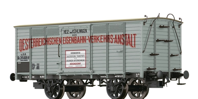 Brawa 50976 Uzavřený 2-osý vůz Gb "OEVA" k.k.St.B.