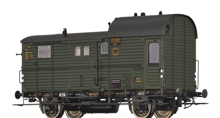 Brawa 49429 Zavazadlový, služební 2-osý vůz Pwg pr 14 DRG
