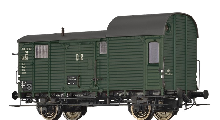 Brawa 49432 Zavazadlový, služební 2-osý vůz Pwg DR