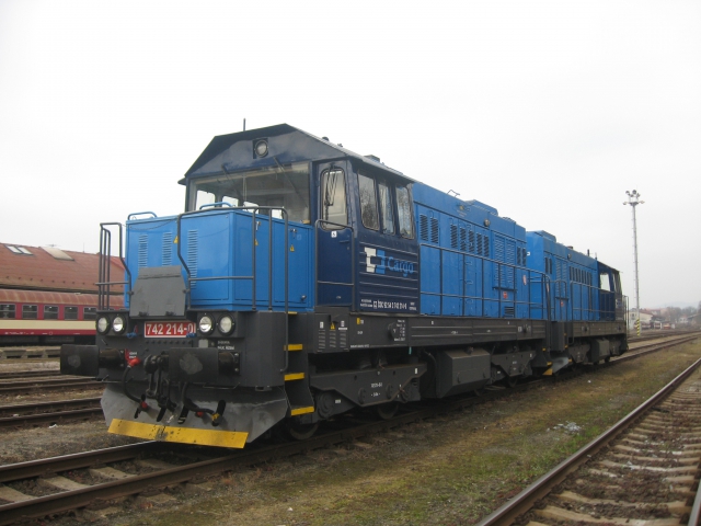 DK-model TT0209 Motorová lokomotiva ř. 742 Batoh (741) REKO –ČD Cargo, stavebnice z leptaného plechu