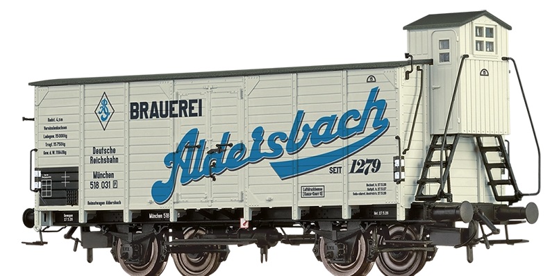 Brawa 49814 Uzavřený 2-osý vůz "Brauerei Aldersbach" DRG