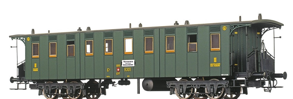Brawa 65087 Osobní 4-osý vůz 3. tř. C4 SBB