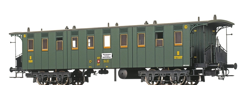 Brawa 65089 Osobní 4-osý vůz 3. tř. C4 SBB