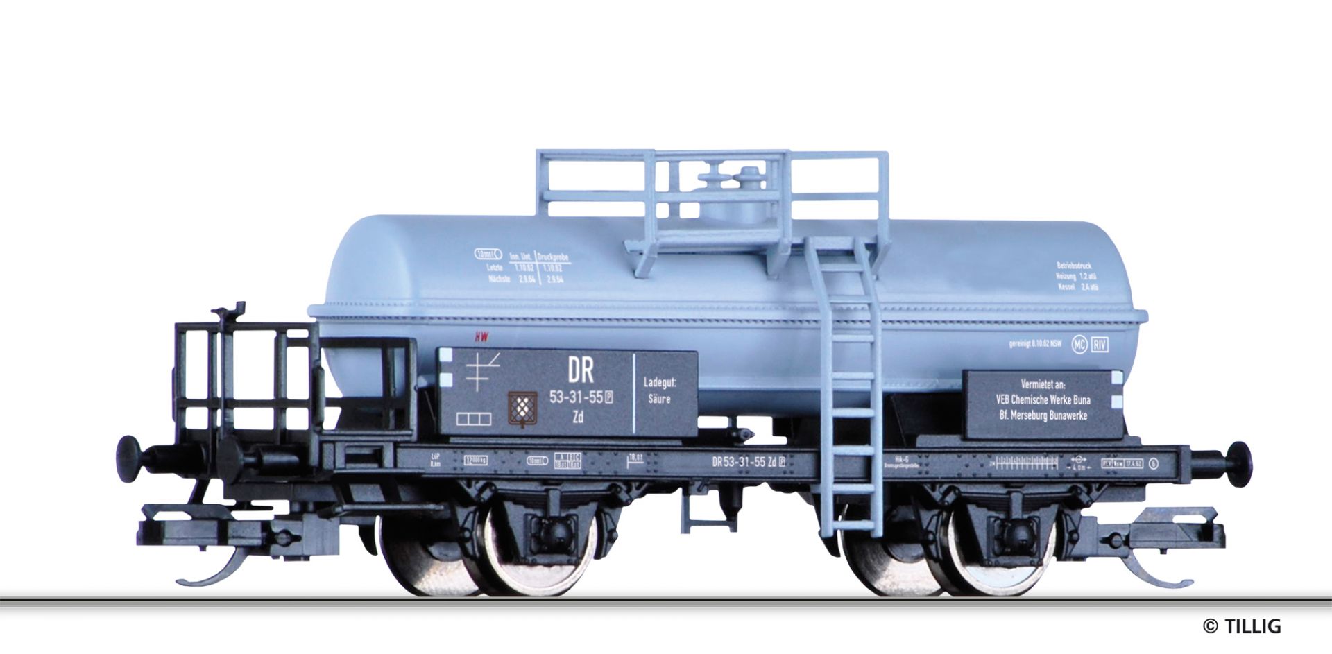 Tillig 14987 Cisterna 2-osá Zd VEB Chemische Werke Buna DR