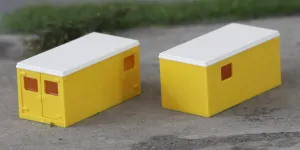 Igra model 66818215 Stavební kontejnery žluté, 2ks, stavebnice plast