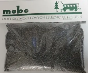 Mobe 532032 Štěrk tmavě šedý jemný, cca 170g