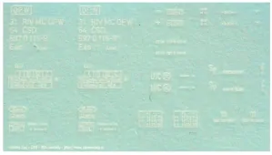 Bramos 7001 10 Obtisk ČSD Eas 31 54 597 0 115-9
