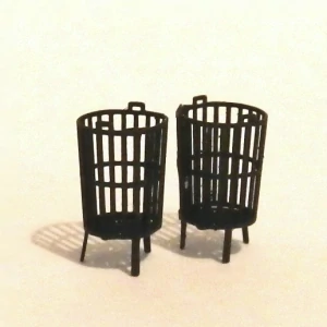 Miniatur MHL16 Kovové koše - koksáky, 4ks/bal., stavebnice z leptaného plechu