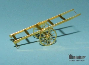 Miniatur MTL23 Ruční kára dvoukolák, stavebnice z leptaného plechu