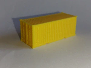 Vláčky 3D print 20140 Kontejner žlutý