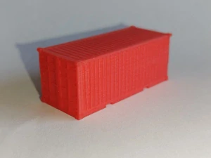 Vláčky 3D print 20150 Kontejner červený