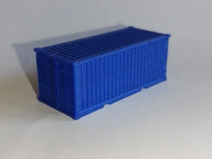 Vláčky 3D print 21068 Kontejner modrý