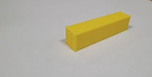 Vláčky 3D print 10240 Kontejner 40 žlutý
