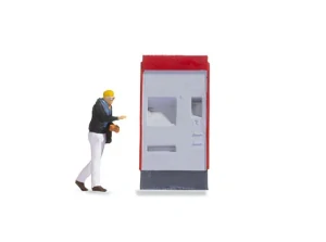 Noch 16529 Cestující před automatem na jízdenky