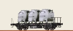 Brawa 50597 Kontejnerový 2-osý vůz BTs 30 Efkr401 "Von Haus zu Haus" DB