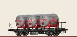 Brawa 50605 Kontejnerový 2-osý vůz Lbs 577 s Ddikr 621 "Holsten-Bier" DB