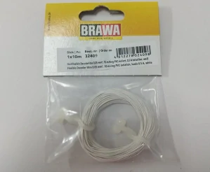 Brawa 32409 Vodič 0,05mm², vnější průměr 0,5mm, 10m, bílý