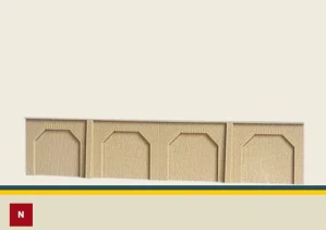 Brawa 2700 Opěrná zeď se 2 arkádami, 2 x 50 x 120 mm, celková délka 240 mm