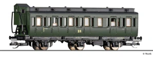Tillig 13156 Osobní 3-osý vůz 2. tř. B3 s brzdařskou budkou DR