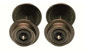 Fleischmann 20023 Dvojkolí soustružené průměr 6 mm jednostranně izolované, oska 13,65 mm, 2ks/bal.